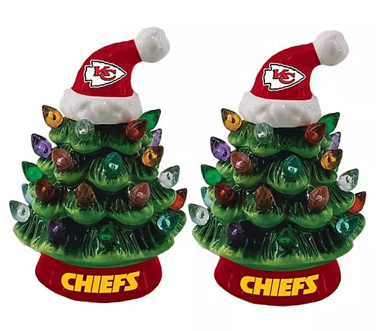 NFL Light-Up Christmas Tree Set